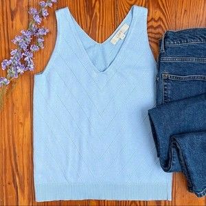 LOFT knit sleeveless top.